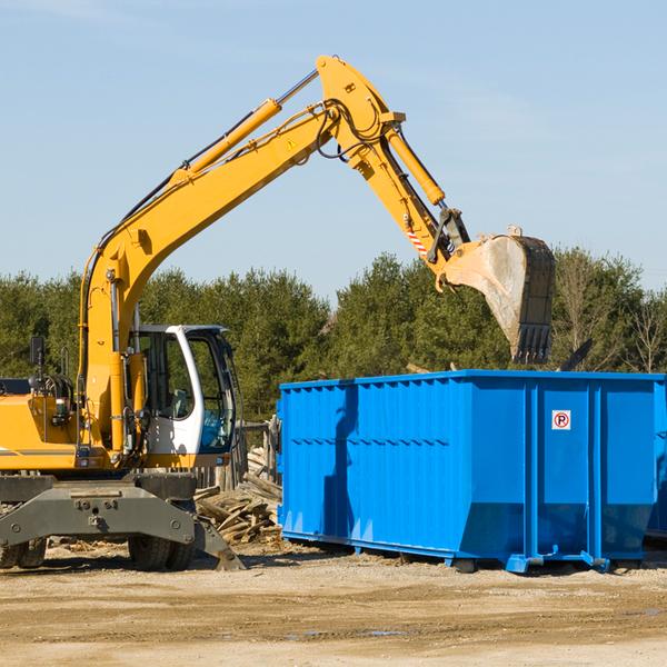 how many times can i have a residential dumpster rental emptied in Pima County AZ